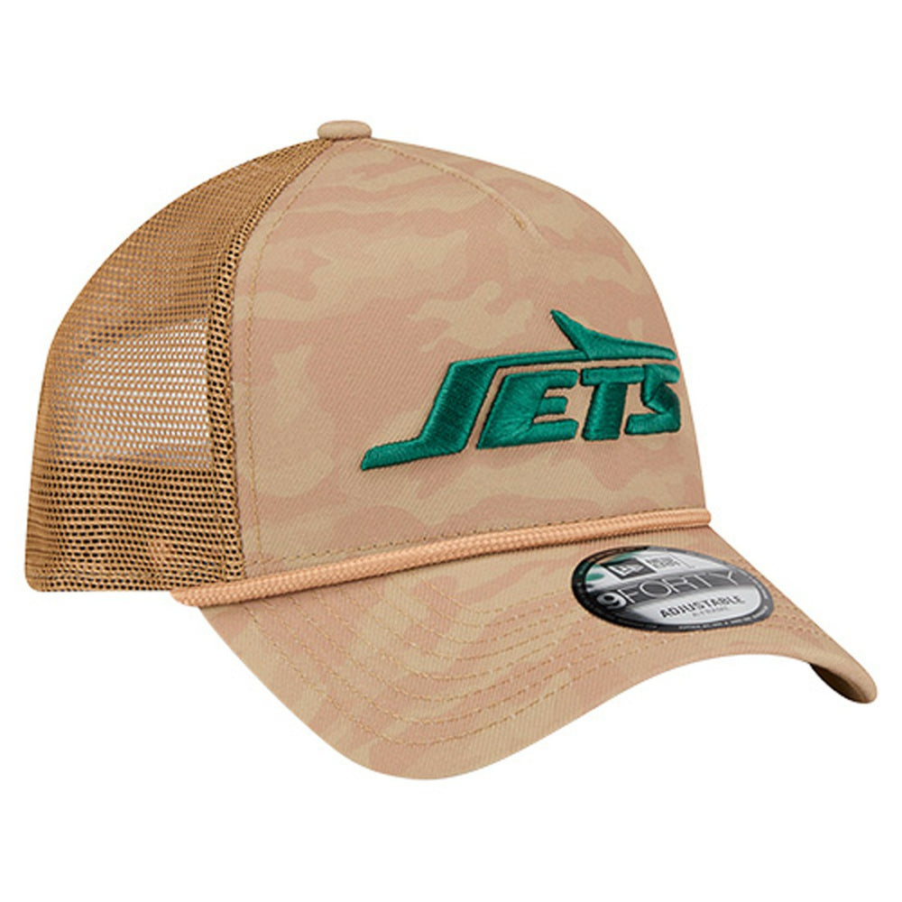 NFL New York Jets Wheat Camo 9FORTY Adjustable Hat
