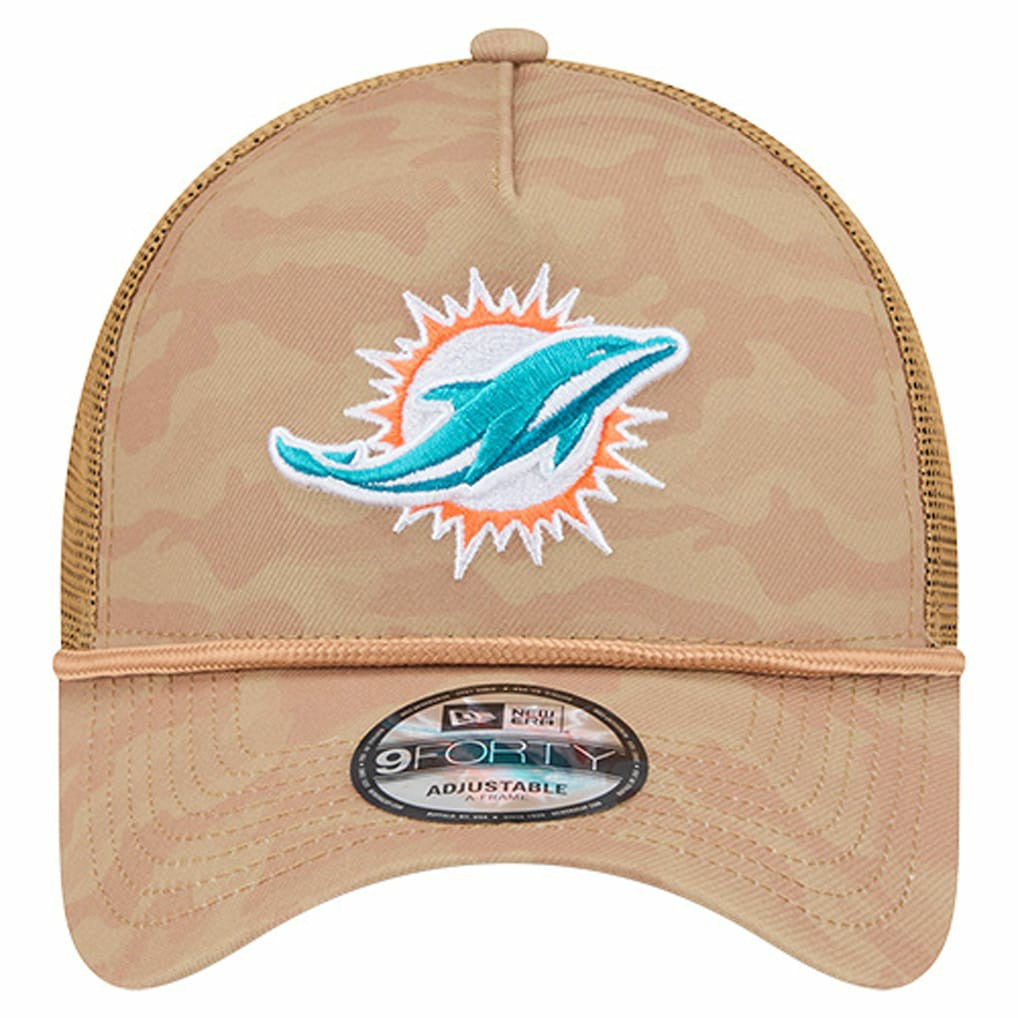NFL Miami Dolphins Wheat Camo 9FORTY Adjustable Hat