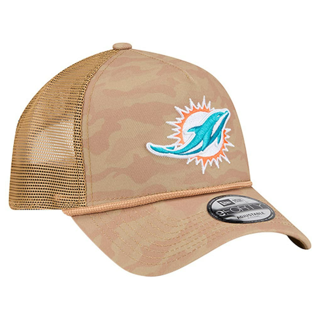 NFL Miami Dolphins Wheat Camo 9FORTY Adjustable Hat