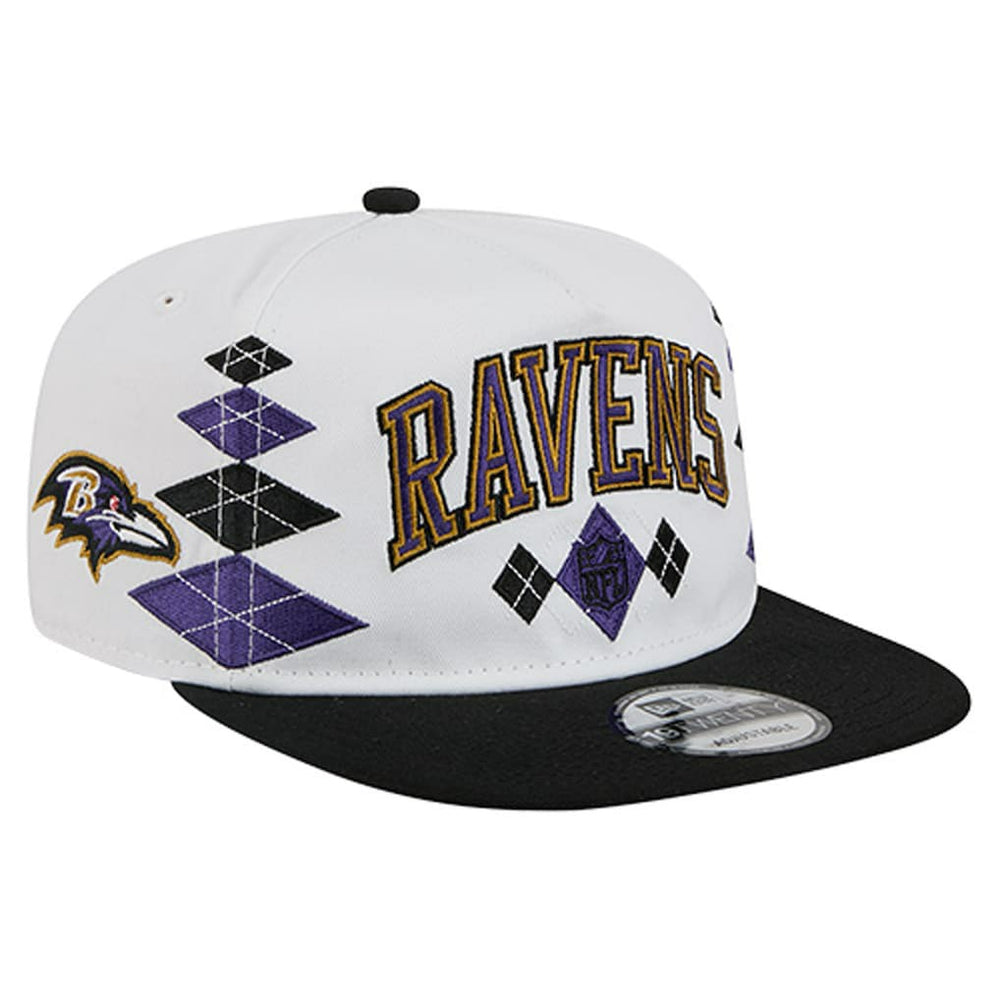 NFL Baltimore Ravens Argyle 19TWENTY Adjustable Hat