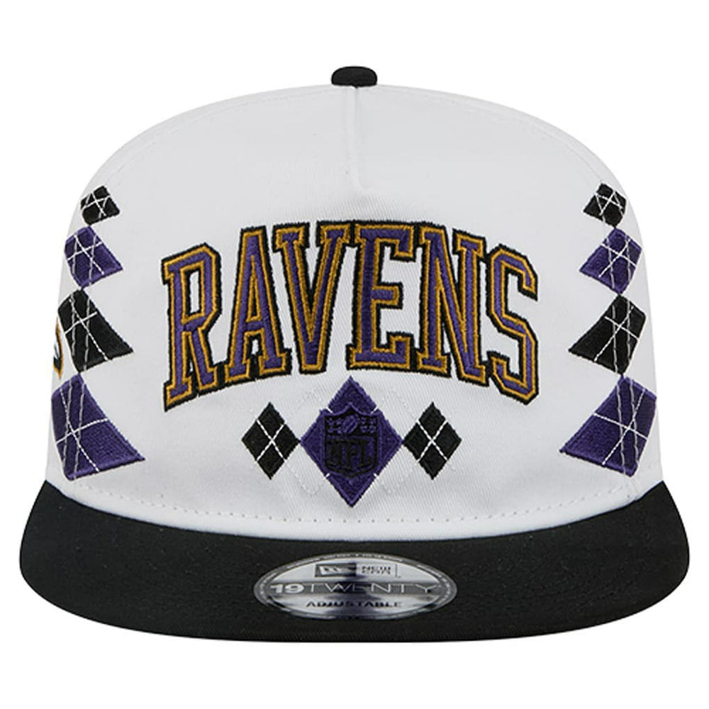 NFL Baltimore Ravens Argyle 19TWENTY Adjustable Hat
