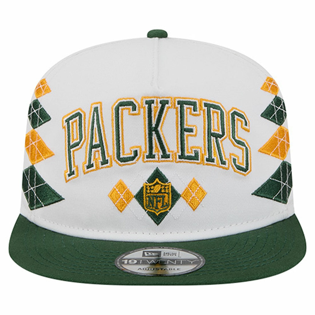 NFL Green Bay Packers Argyle 19TWENTY Adjustable Hat
