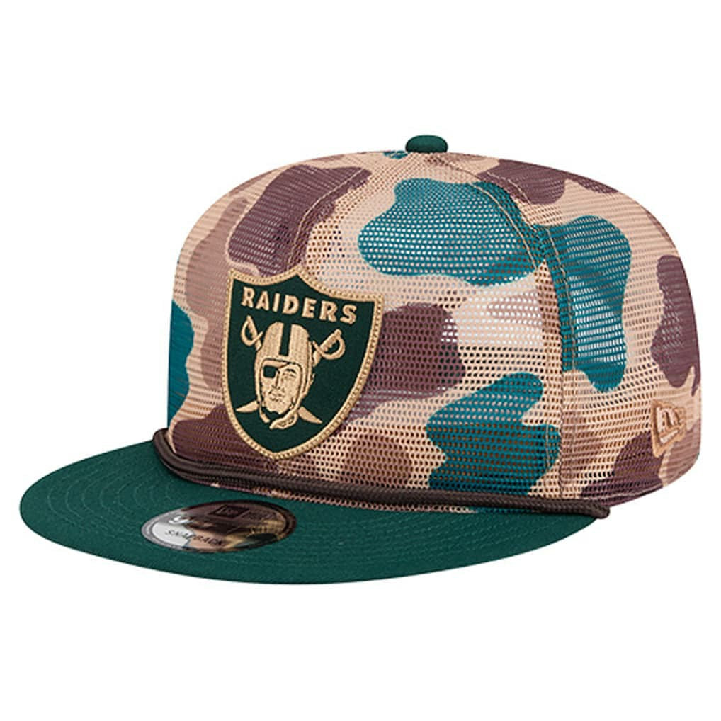 NFL Las Vegas Raiders Duck Camo 9FIFTY Snapback Hat