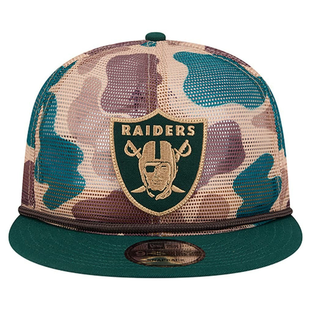 NFL Las Vegas Raiders Duck Camo 9FIFTY Snapback Hat