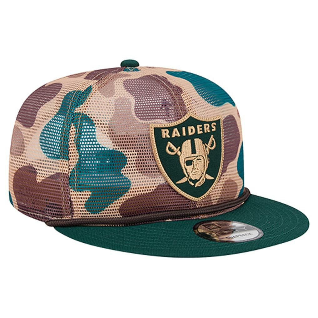 NFL Las Vegas Raiders Duck Camo 9FIFTY Snapback Hat