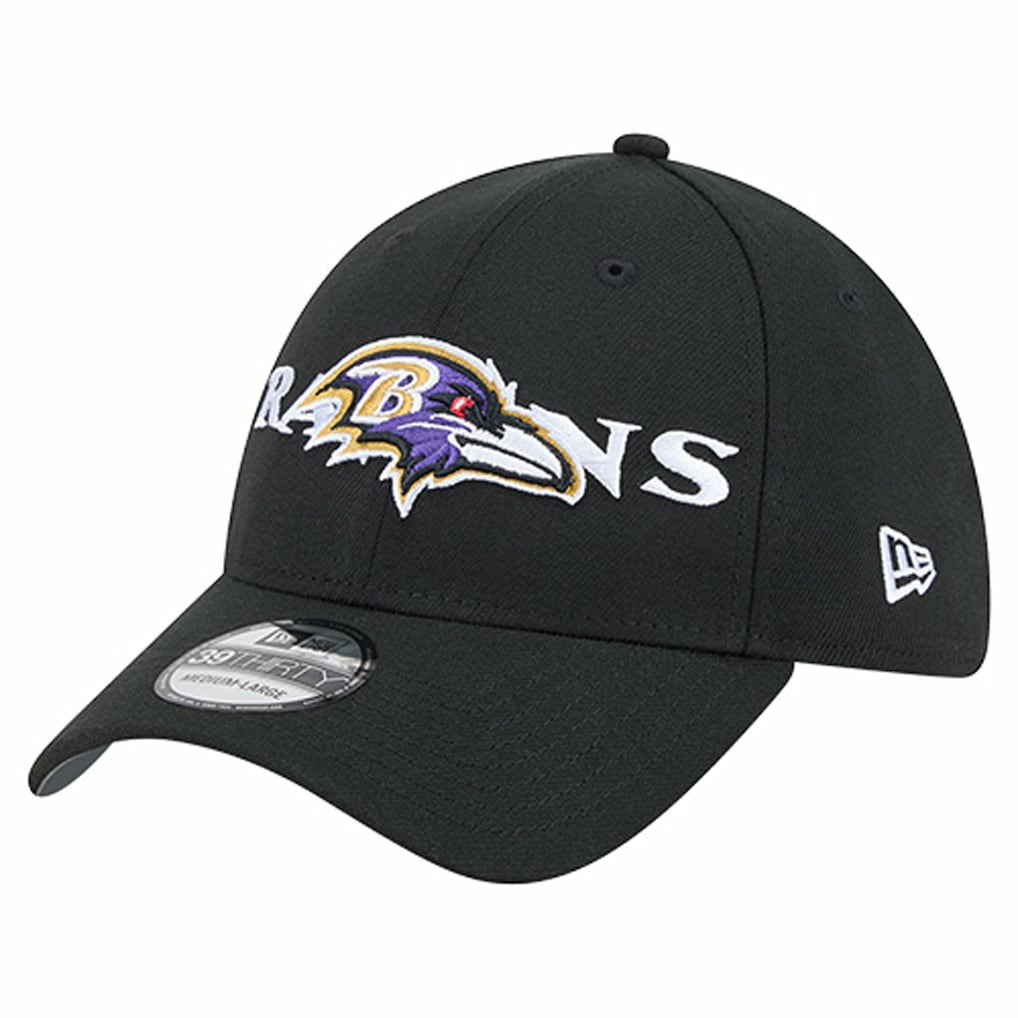 NFL Baltimore Ravens Overlap Logo 39THIRTY Stretch Fit Hat