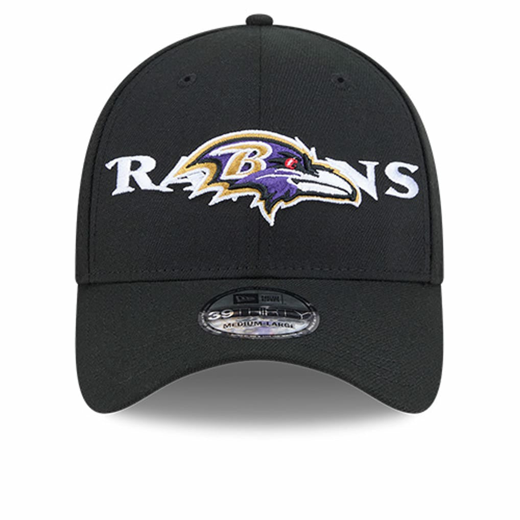NFL Baltimore Ravens Overlap Logo 39THIRTY Stretch Fit Hat