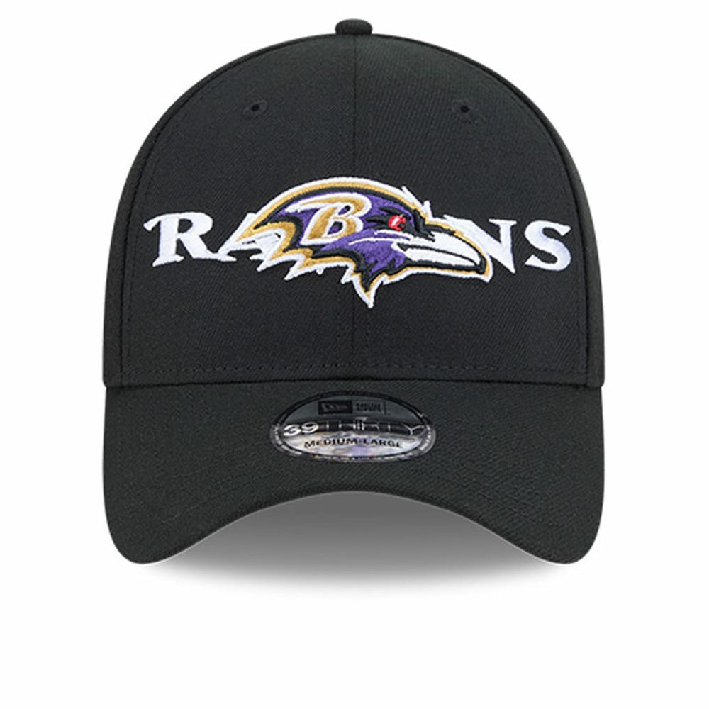 NFL Baltimore Ravens Overlap Logo 39THIRTY Stretch Fit Hat
