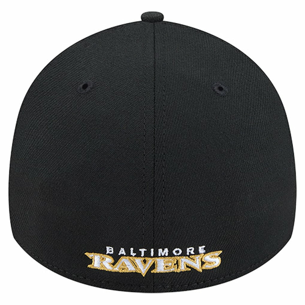 NFL Baltimore Ravens Overlap Logo 39THIRTY Stretch Fit Hat