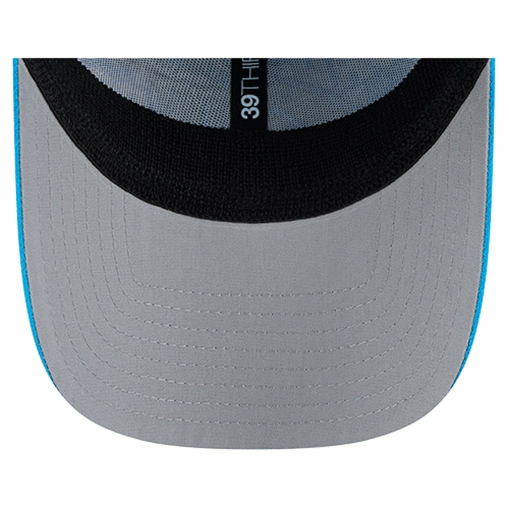NFL Carolina Panthers Overlap Logo 39THIRTY Stretch Fit Hat