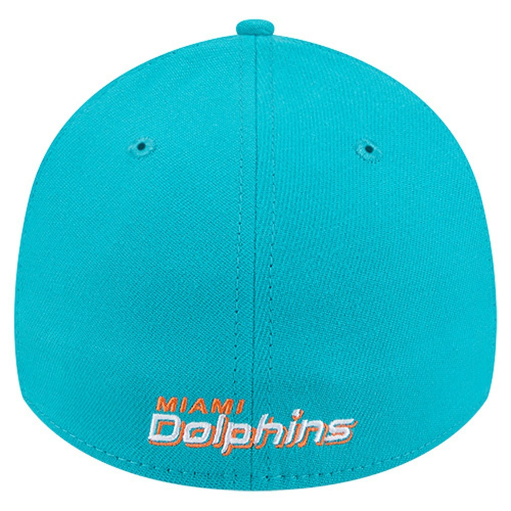 NFL Miami Dolphins Overlap Logo 39THIRTY Stretch Fit Hat