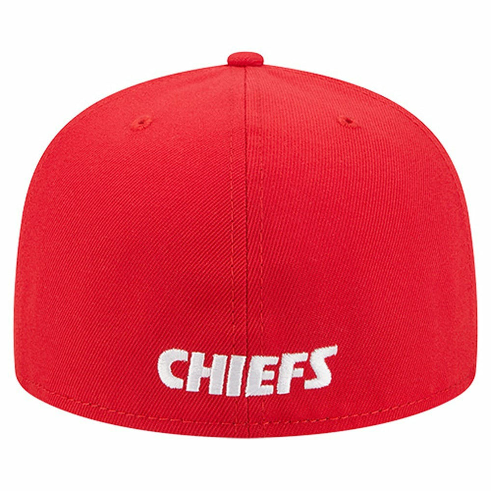 NFL Kansas City Chiefs Overlap Wordmark 59FIFTY Fitted Hat
