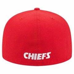 NFL Kansas City Chiefs Overlap Wordmark 59FIFTY Fitted Hat