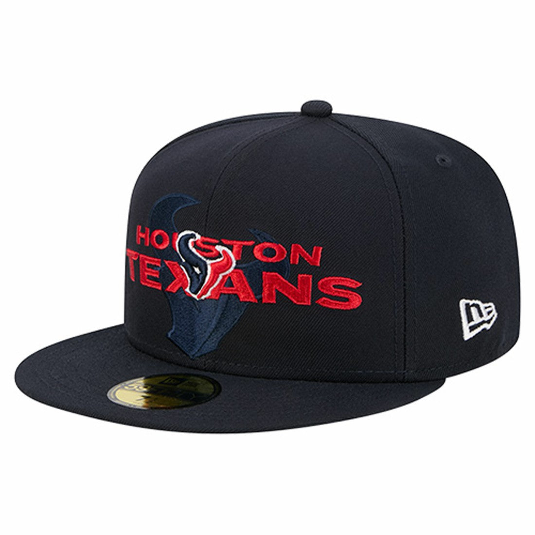 NFL Houston Texans Overlap Wordmark 59FIFTY Fitted Hat