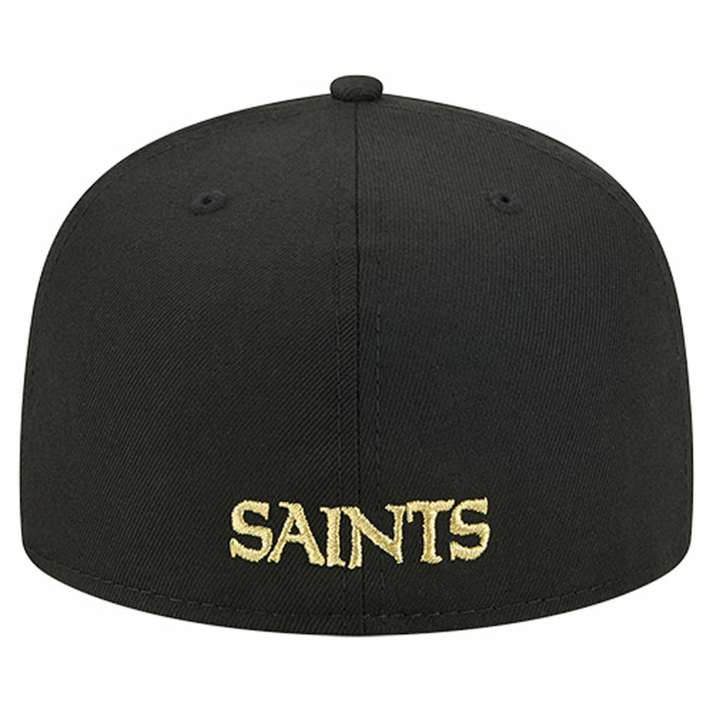 NFL New Orleans Saints Overlap Wordmark 59FIFTY Fitted Hat