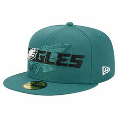 NFL Philadelphia Eagles Overlap Wordmark 59FIFTY Fitted Hat