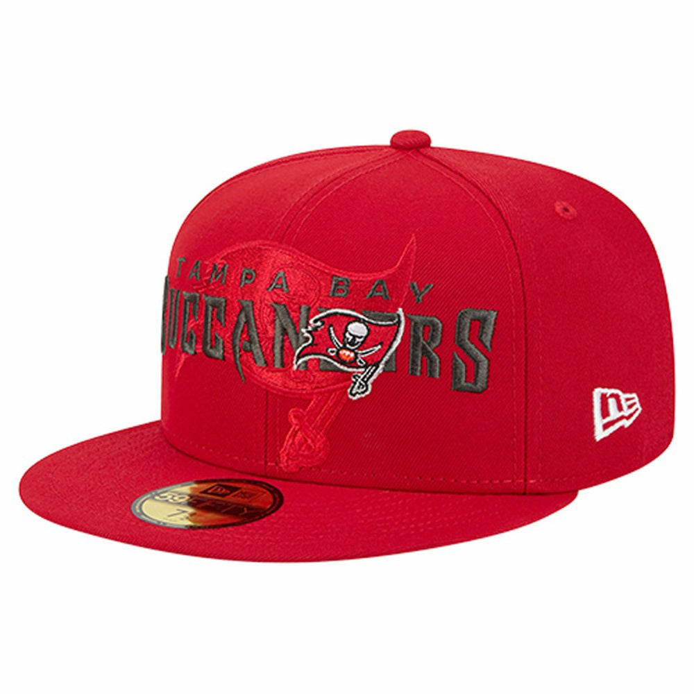 NFL Tampa Bay Buccaneers Overlap Wordmark 59FIFTY Fitted Hat