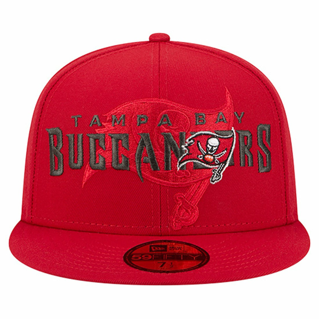 NFL Tampa Bay Buccaneers Overlap Wordmark 59FIFTY Fitted Hat