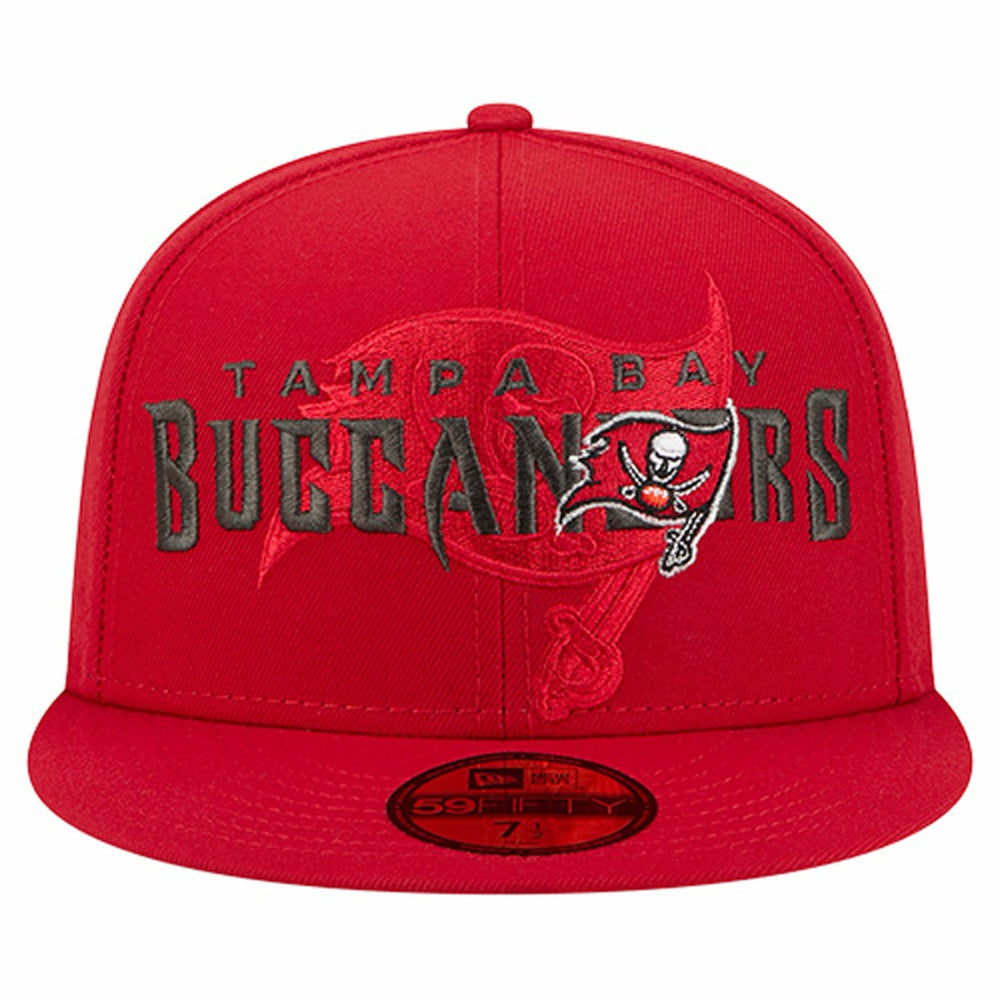 NFL Tampa Bay Buccaneers Overlap Wordmark 59FIFTY Fitted Hat