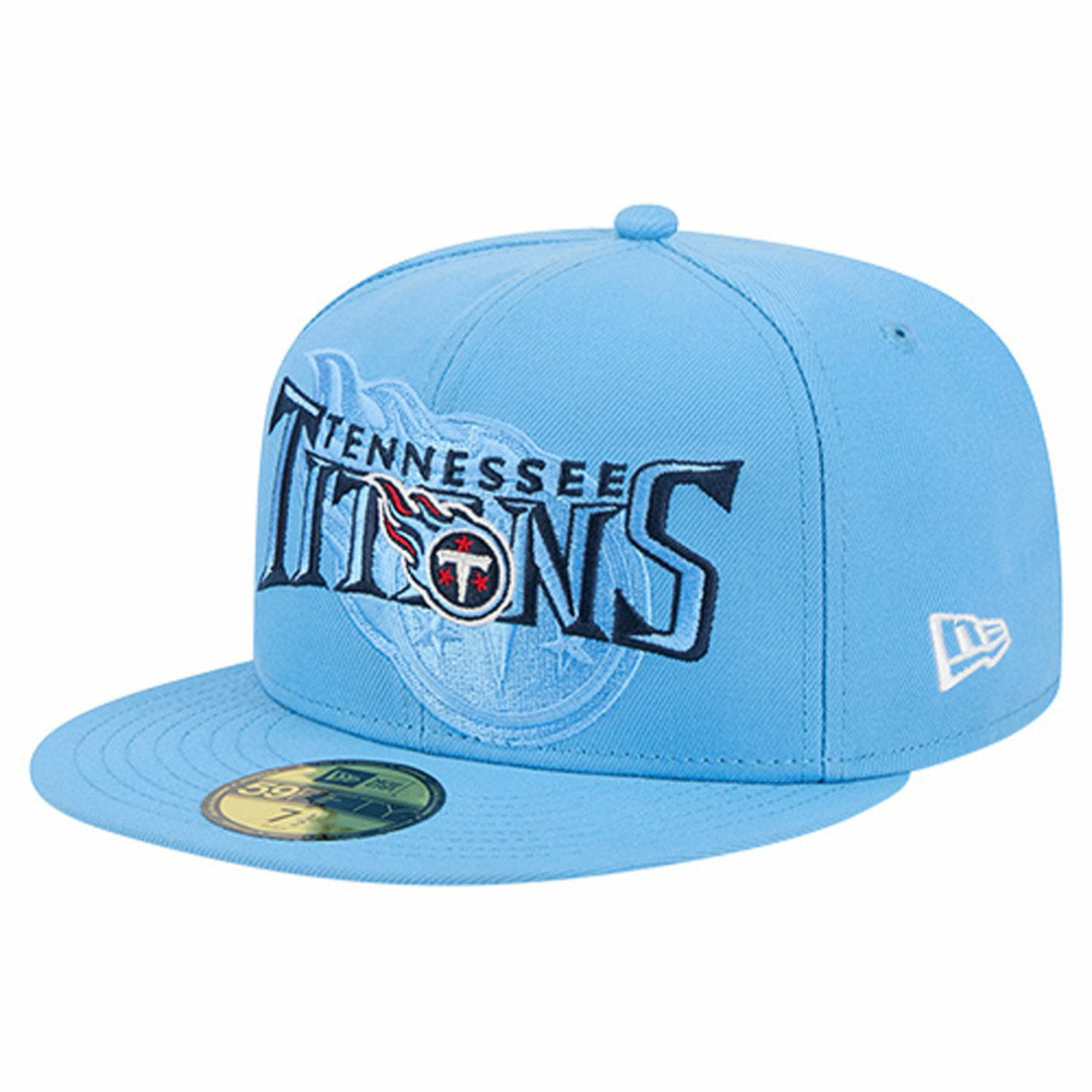 NFL Tennessee Titans Overlap Wordmark 59FIFTY Fitted Hat