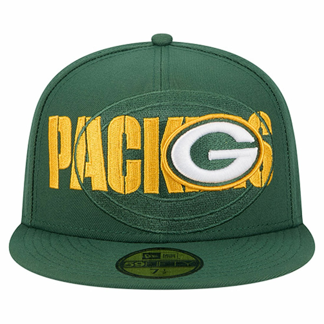 NFL Green Bay Packers Overlap Wordmark 59FIFTY Fitted Hat