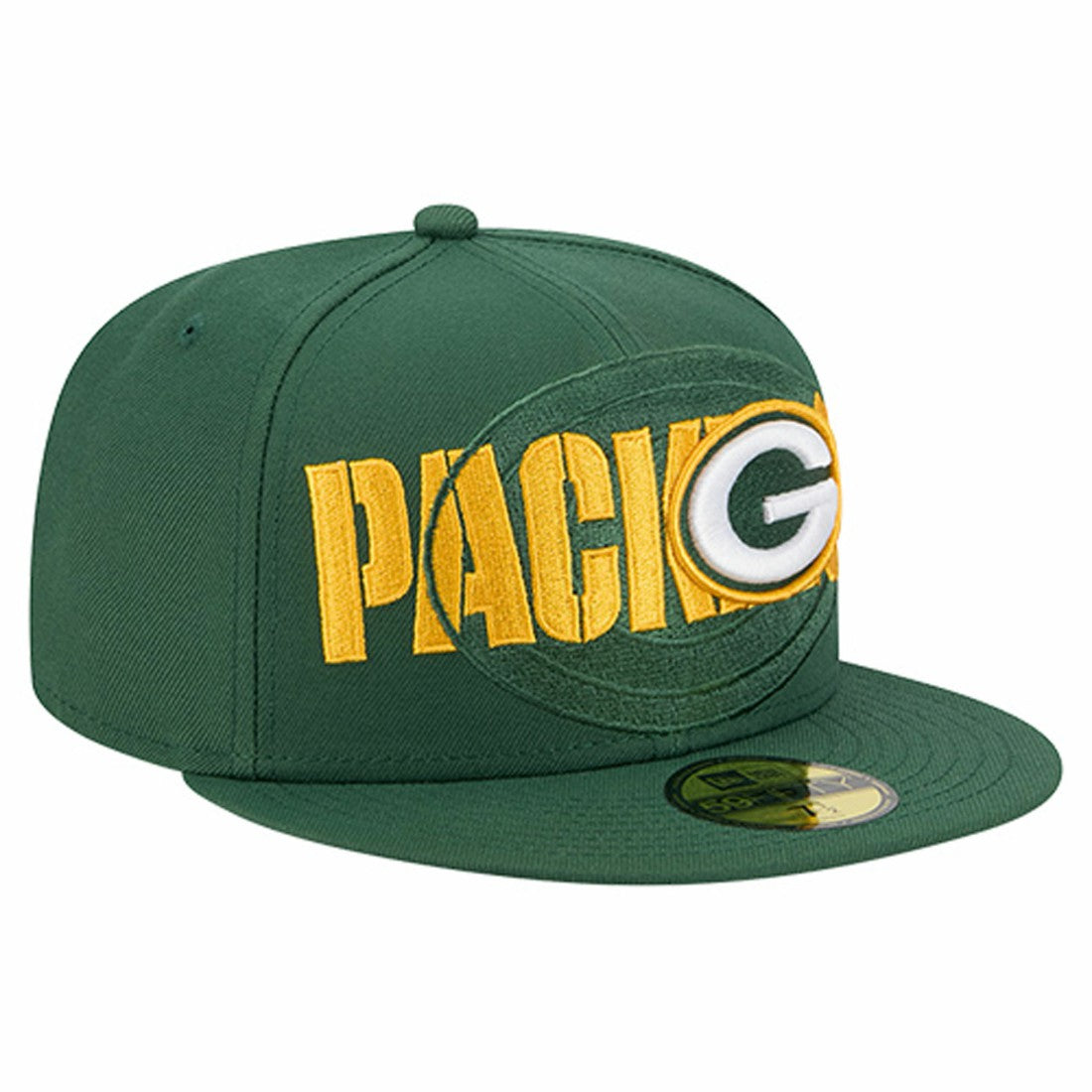 NFL Green Bay Packers Overlap Wordmark 59FIFTY Fitted Hat