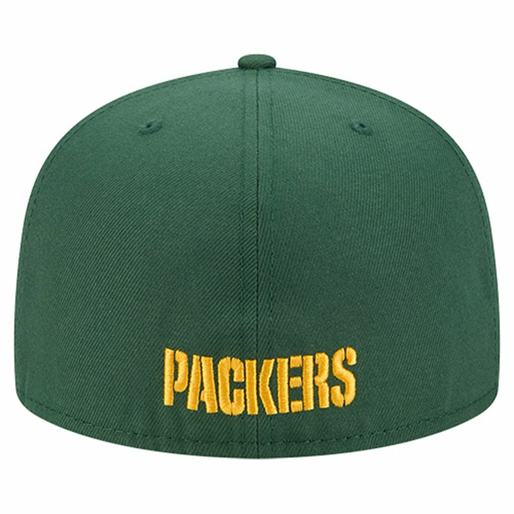 NFL Green Bay Packers Overlap Wordmark 59FIFTY Fitted Hat