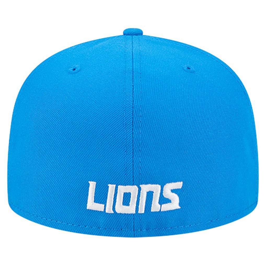 NFL Detroit Lions Overlap Wordmark 59FIFTY Fitted Hat