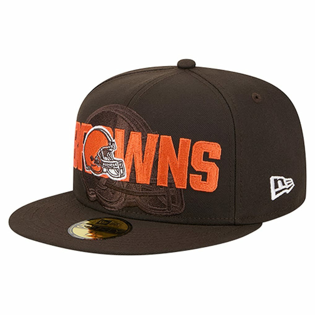 NFL Cleveland Browns Overlap Wordmark 59FIFTY Fitted Hat