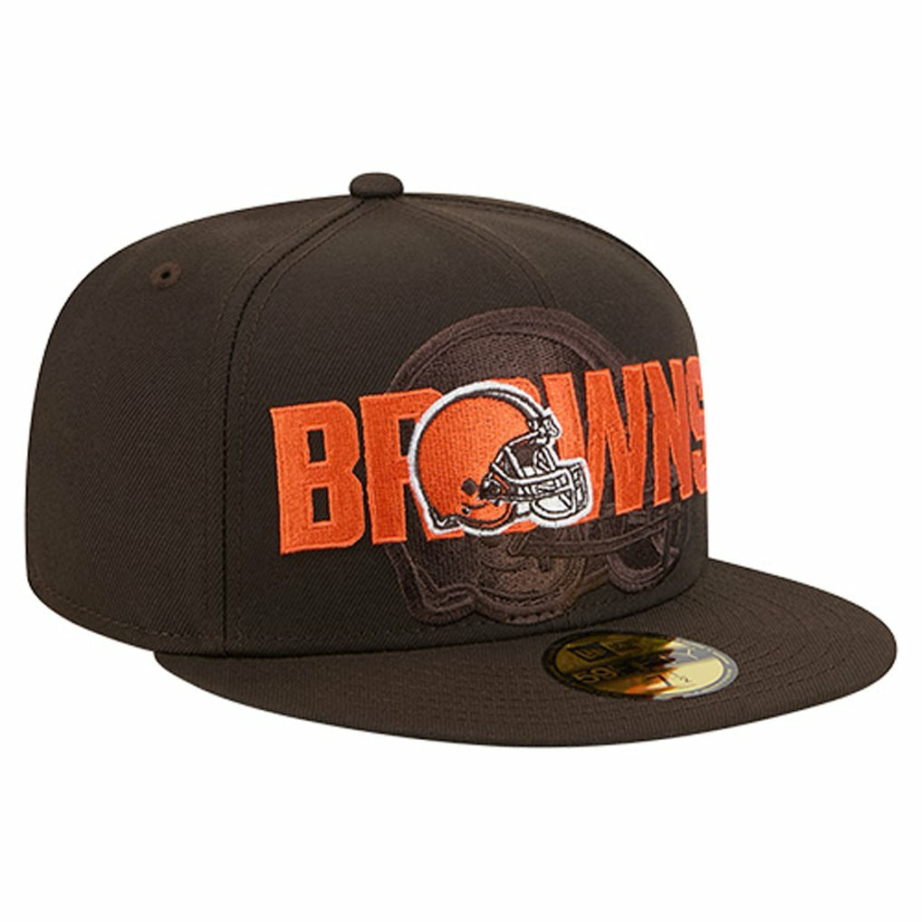 NFL Cleveland Browns Overlap Wordmark 59FIFTY Fitted Hat