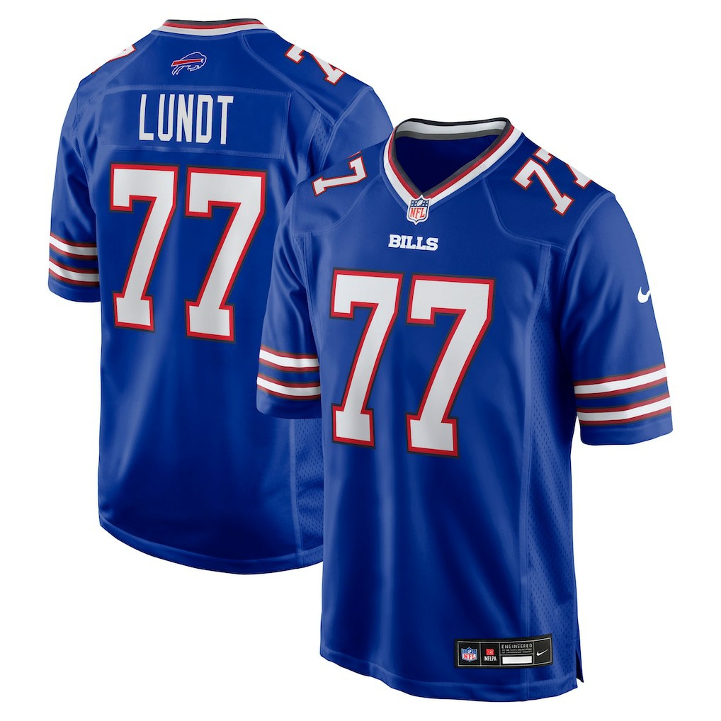 NFL Buffalo Bills Chase Lundt  Team Game Jersey