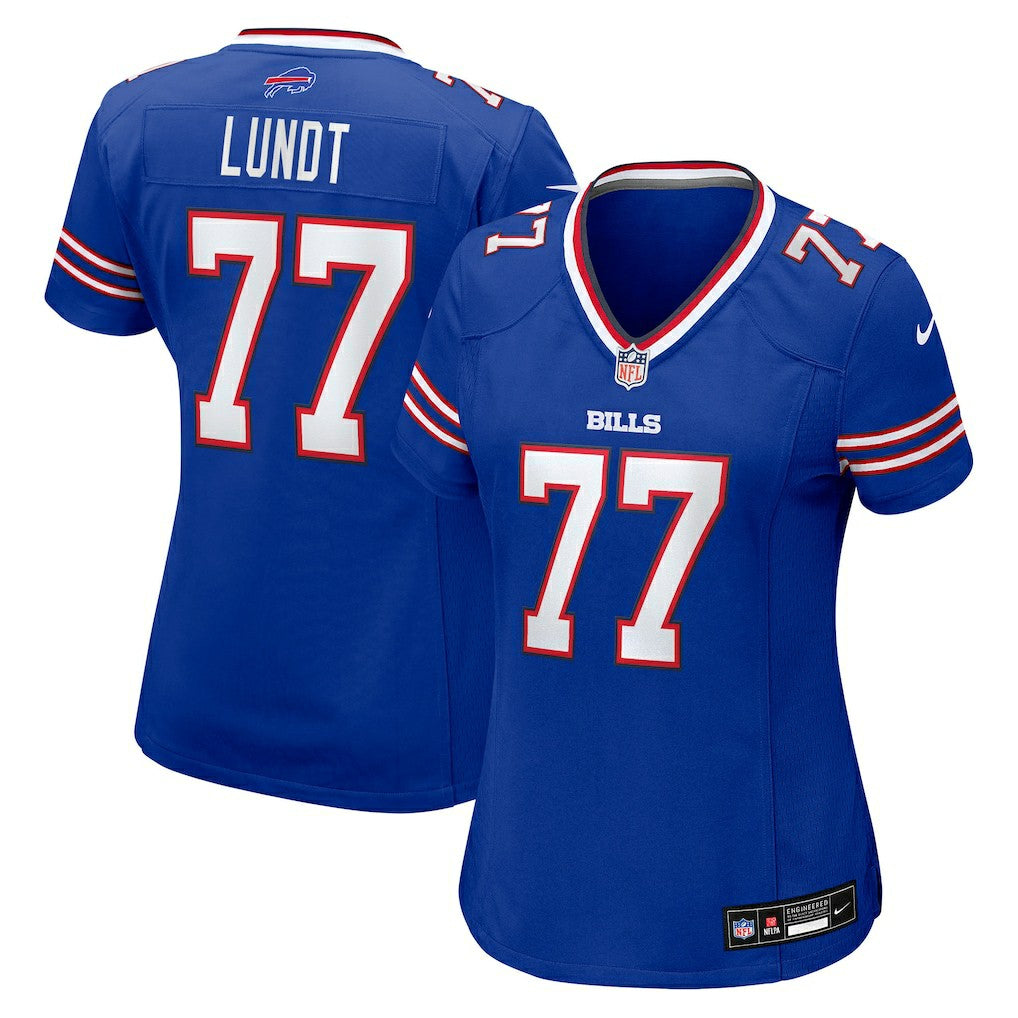 NFL Buffalo Bills Chase Lundt  Women's Team Game Jersey