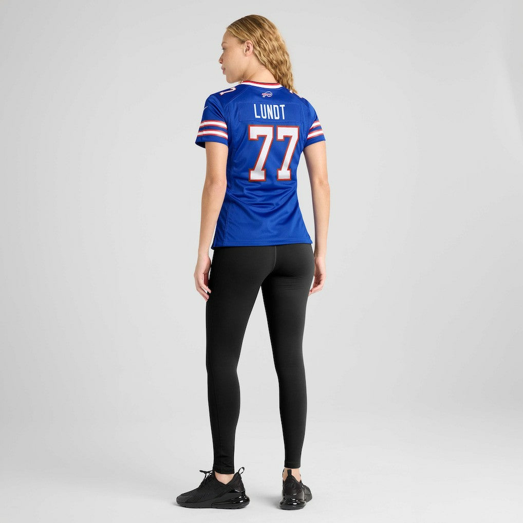 NFL Buffalo Bills Chase Lundt  Women's Team Game Jersey