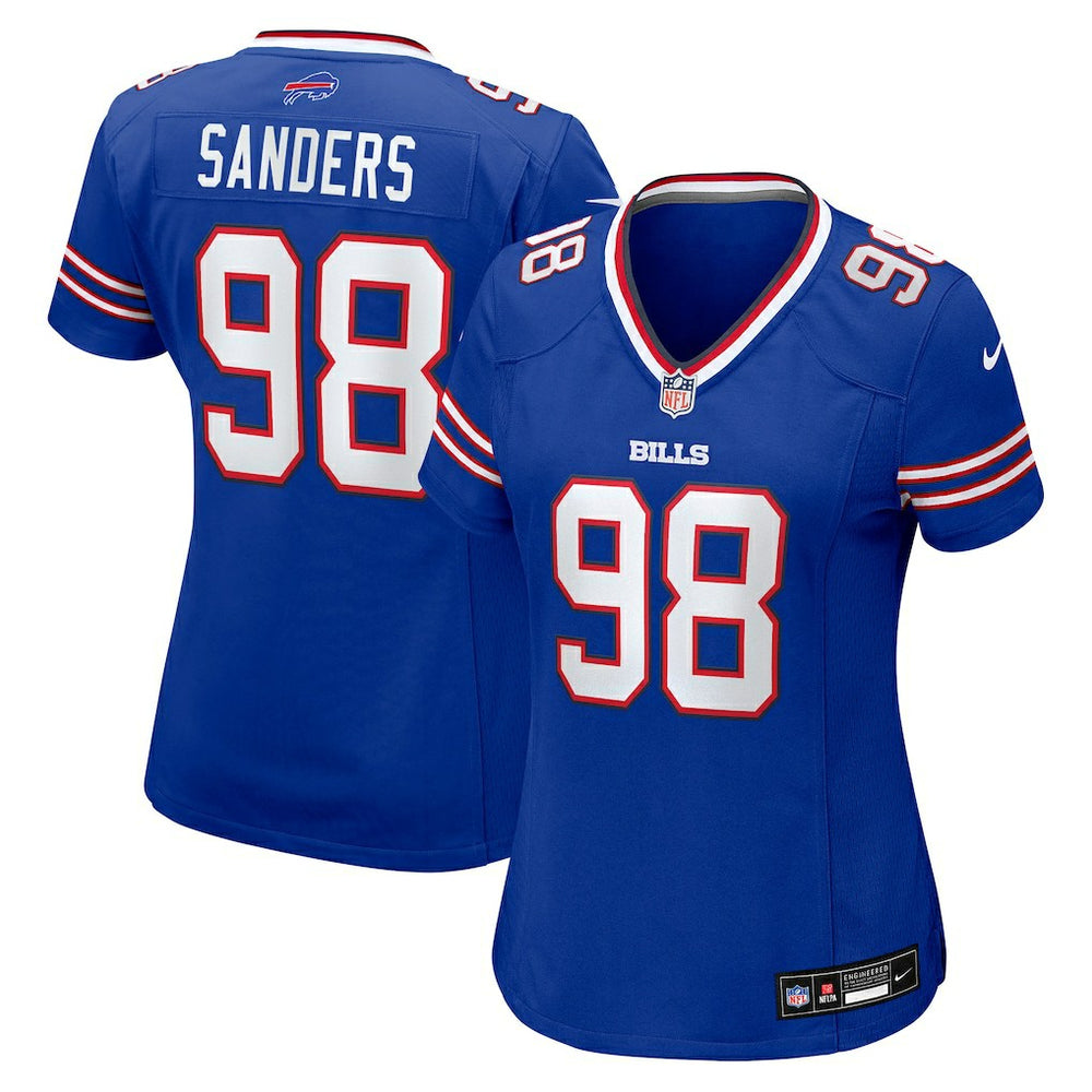 NFL Buffalo Bills T.J. Sanders  Women's Team Game Jersey