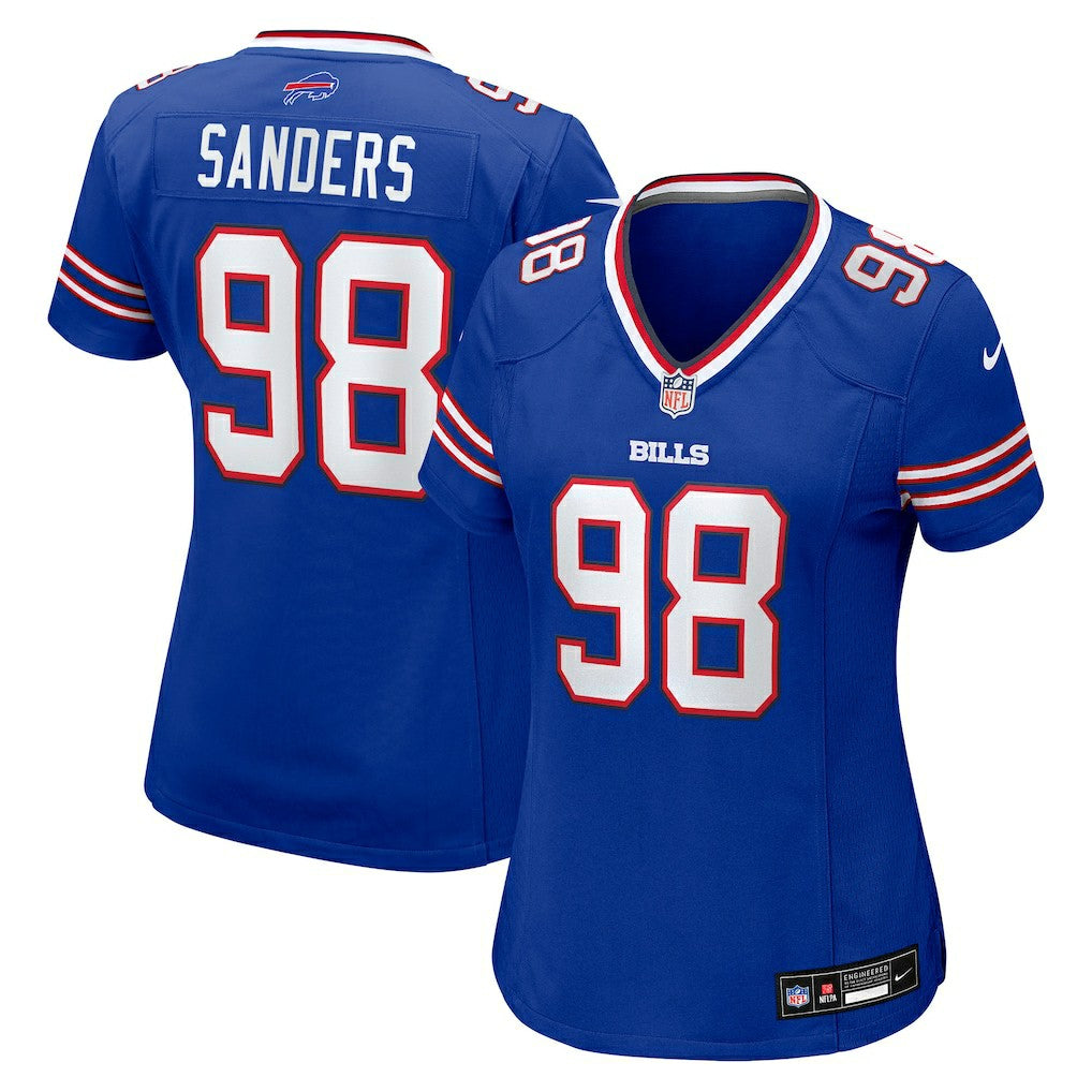 NFL Buffalo Bills T.J. Sanders  Women's Team Game Jersey
