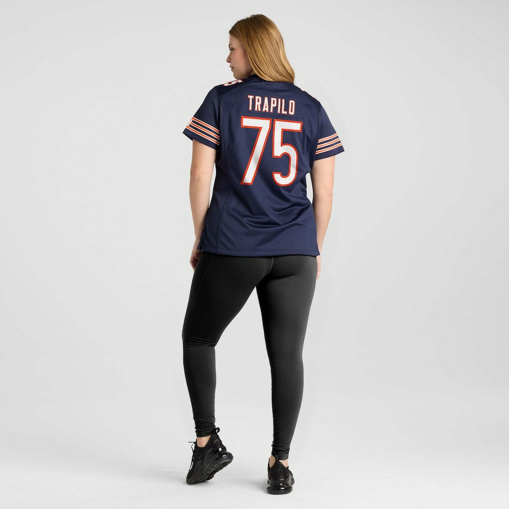NFL Chicago Bears Ozzy Trapilo  Women's Team Game Jersey