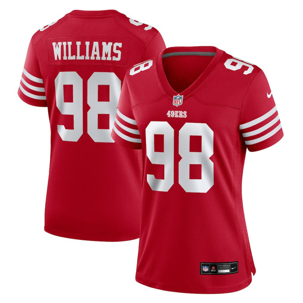 NFL San Francisco 49ers Mykel Williams  Women's Team Game Jersey