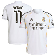 Rodrygo Real Madrid 2025/26 Home Jersey / Soccer New
