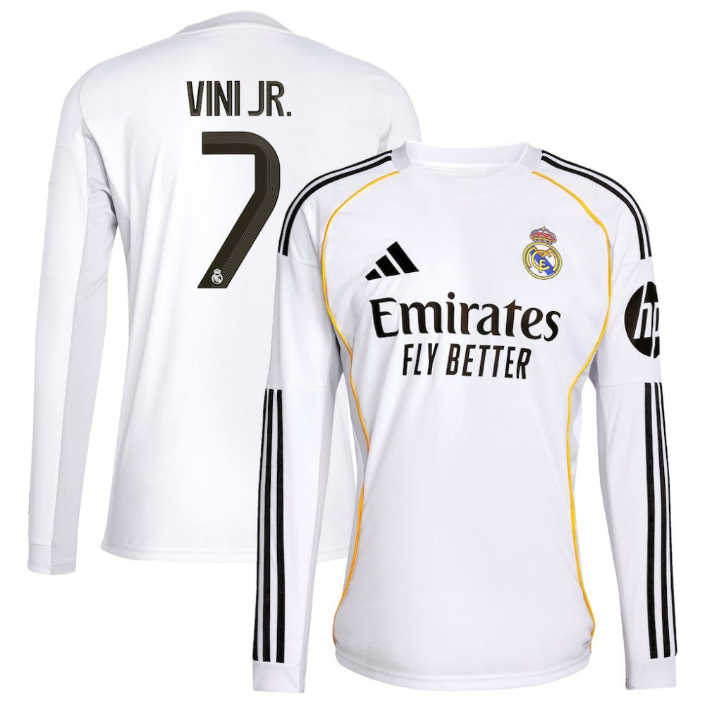 Vini Jr. Real Madrid 2025/26 Home Replica Jersey / Soccer Online