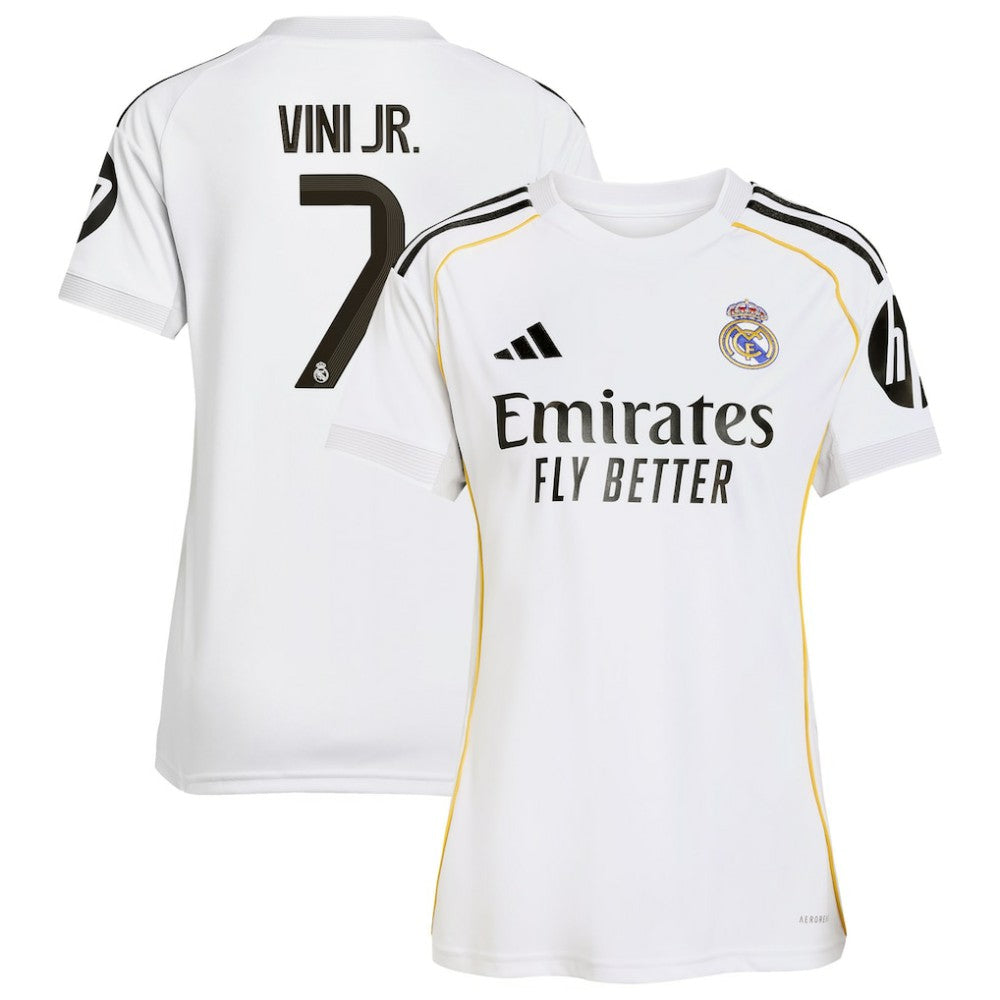 Vini Jr. Real Madrid Women's 2025/26 Home Replica Jersey / Soccer Discount