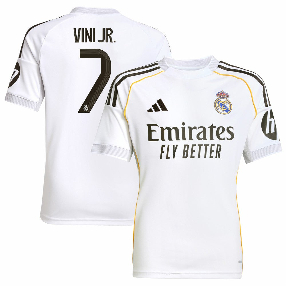 Vini Jr. Real Madrid Youth 2025/26 Home Replica Jersey / Soccer New
