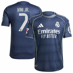 Vini Jr. Real Madrid 2025/26 Away Player Jersey / Soccer Outlet