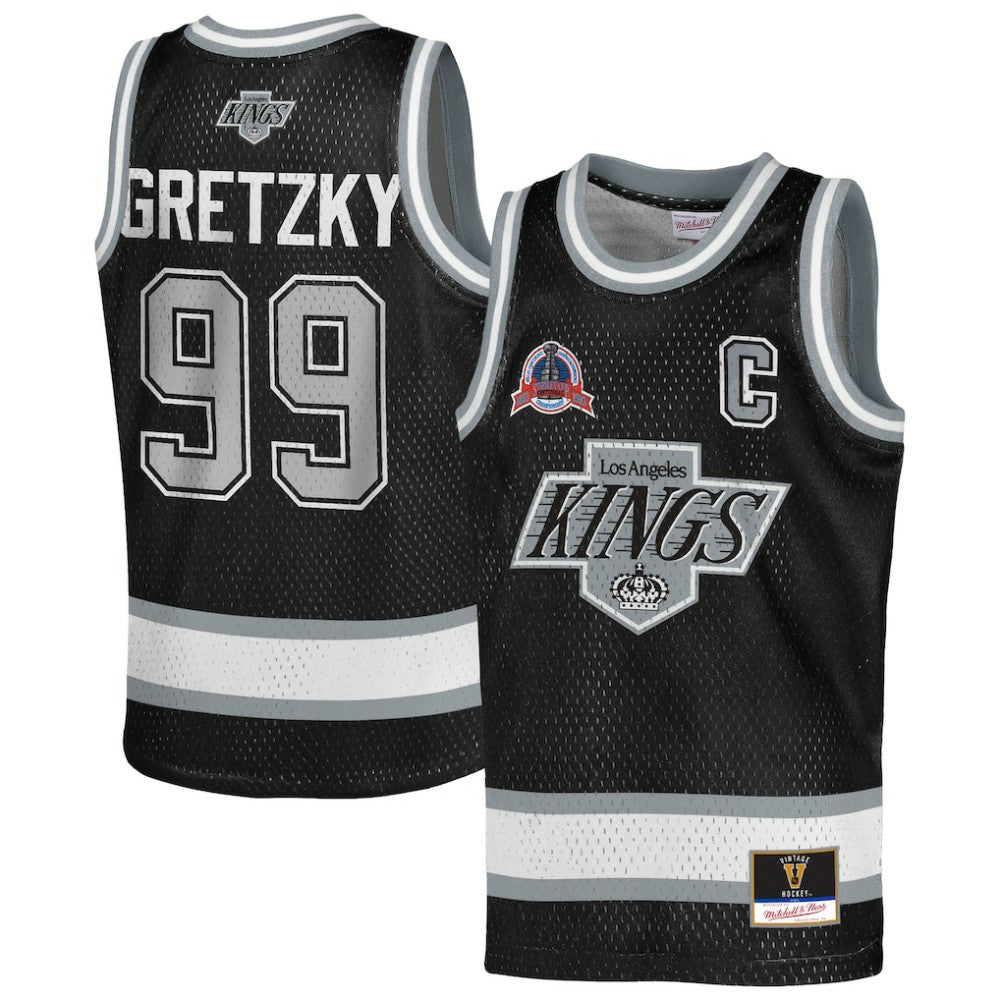 Wayne Gretzky Los Angeles Kings Mitchell & Ness Youth Maxxed Out Fashion Basketball Jersey