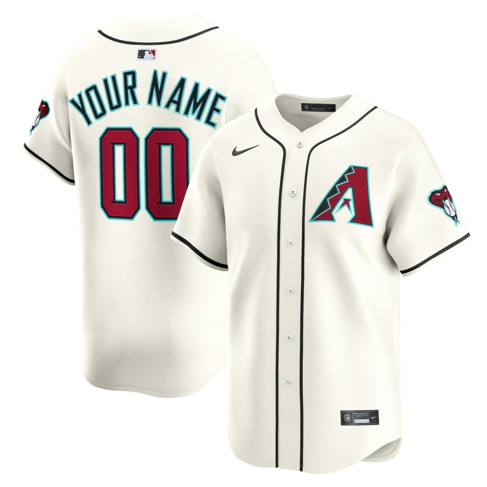 Arizona Diamondbacks Youth Home Custom Limited Jersey - White | Nike