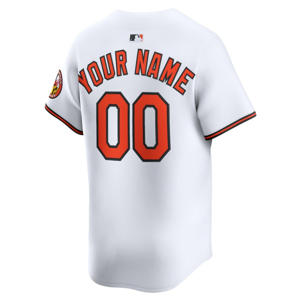 Baltimore Orioles Youth Home Custom Limited Jersey - White | Nike