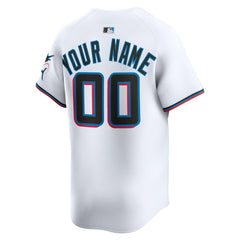 Miami Marlins Youth Home Custom Limited Jersey - White | Nike