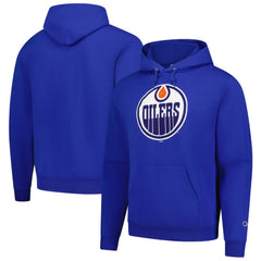 Edmonton Oilers Champion Primary Logo 1-Hit Pullover Hoodie