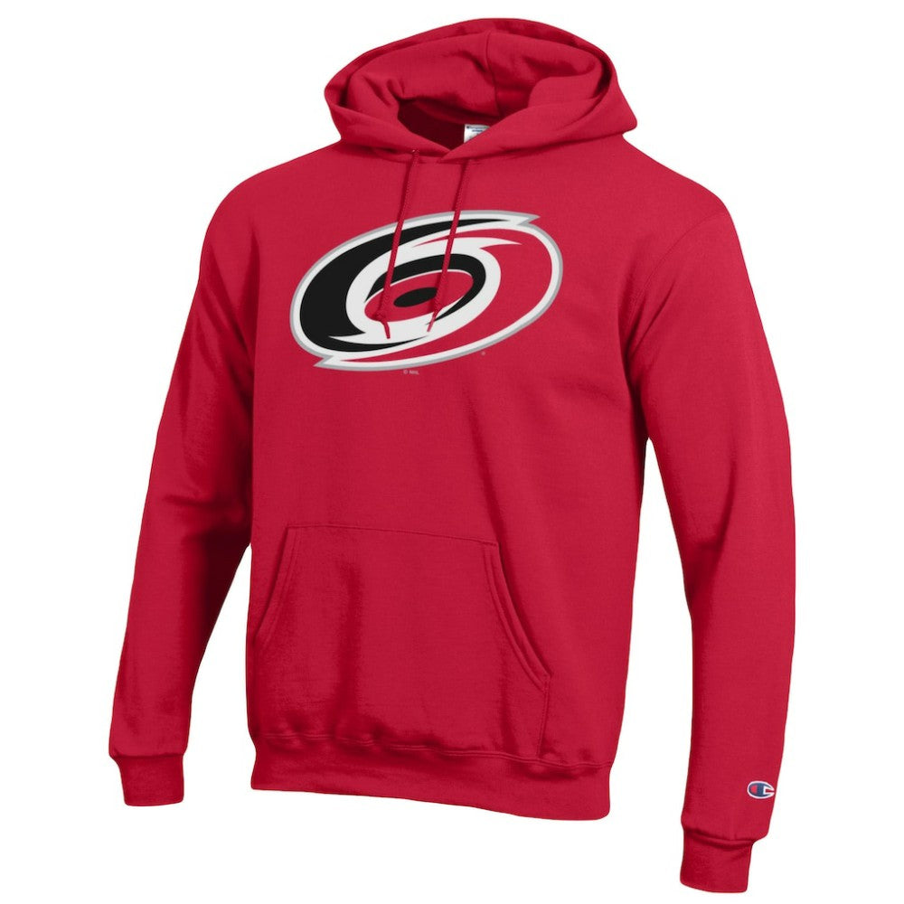 Carolina Hurricanes Champion Primary Logo 1-Hit Pullover Hoodie