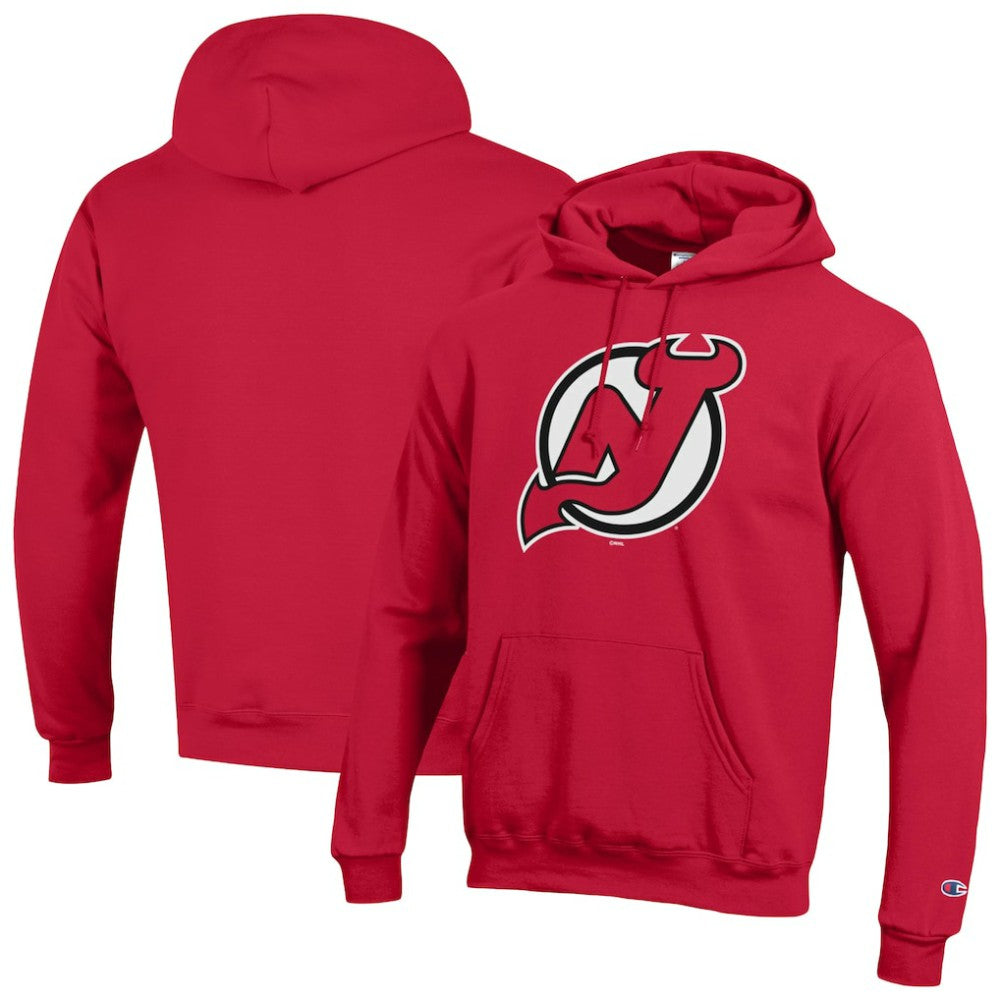 New Jersey Devils Champion Primary Logo 1-Hit Pullover Hoodie