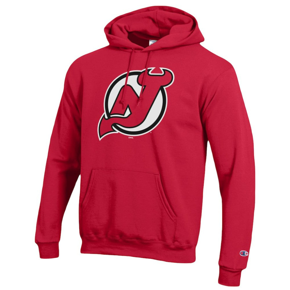 New Jersey Devils Champion Primary Logo 1-Hit Pullover Hoodie